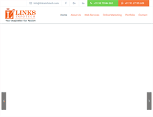 Tablet Screenshot of linksinfotech.com